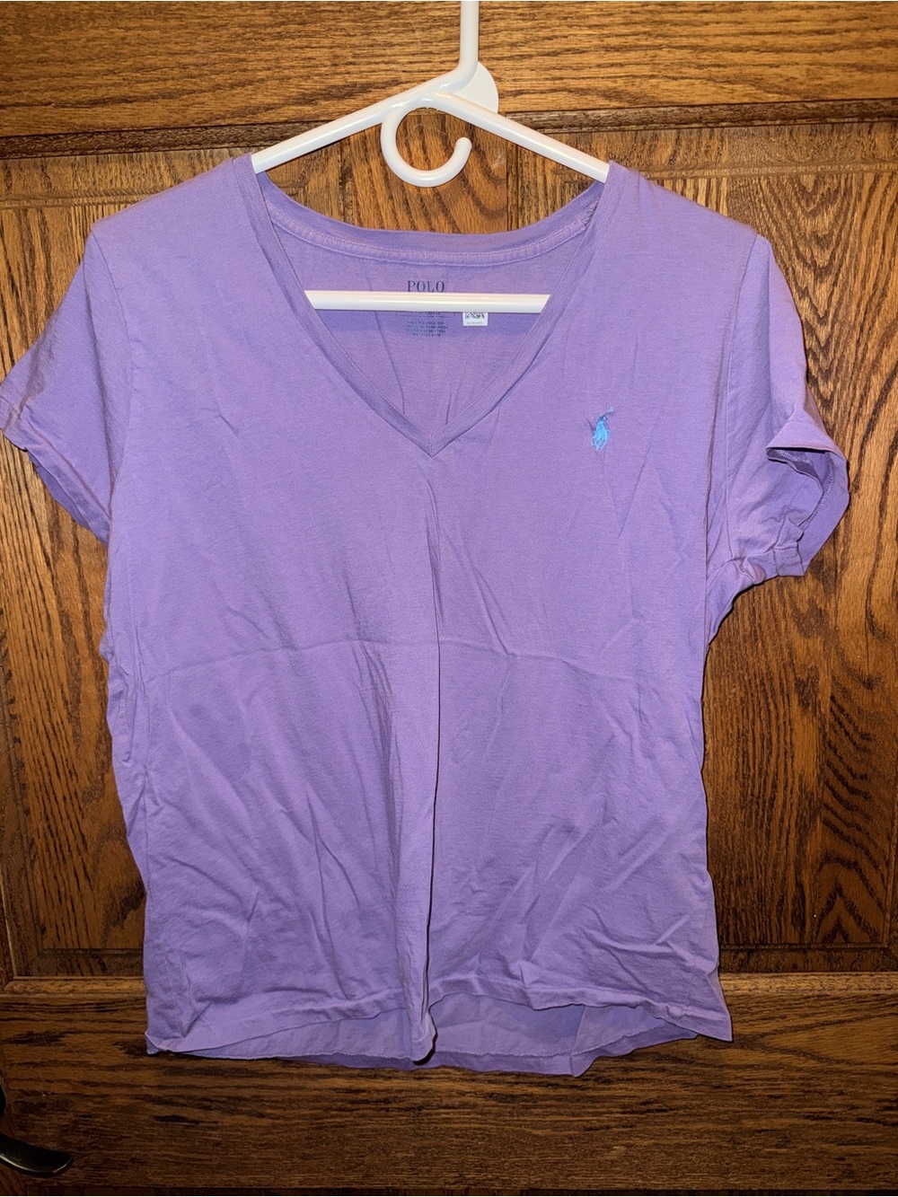 Polo by Ralph Lauren Lavender V-Neck Tee
